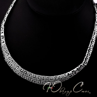 Ожерелье с меандровым орнаментом "Липарис"