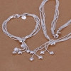 Комплект в стиле Tiffany "Литые сердечки"