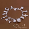 Браслет в стиле Тиффани "Брелочки"