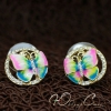 Серьги с эмалью "Ижма"