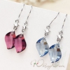 Висячие серьги с кристаллами Swarovski "Огонь стремления"