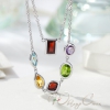Колье с кристаллами Swarovski "Глубокое понимание"