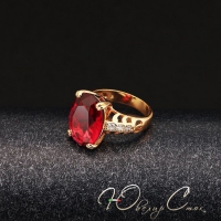Позолоченное кольцо "Amour"