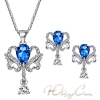 Комплект с кристаллами Swarovski "Царевна лебедь"