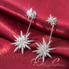 Длинные серьги "Сверкающие звезды"