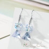 Висячие серьги с кристаллами Swarovski "Илона"