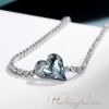 Браслет с кристаллами Swarovski "Чистое сердце"