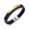 Мужской кожаный браслет "Тони"