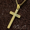 Позолоченный крестик из медицинской нержавеющей стали "Мое доверие"