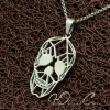 Колье с черепом из нержавеющей стали "Scull"
