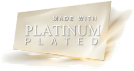 Серьги покрытие платиной Platinum Plating